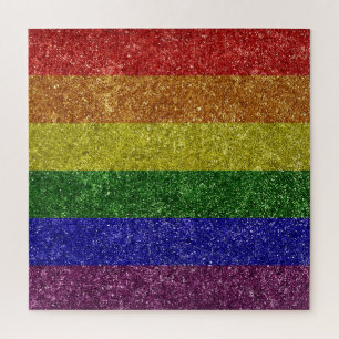 Rainbow-Stolperflagge Puzzle