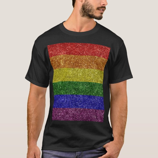 Rainbow-Stolperflagge T-Shirt (Vorderseite)