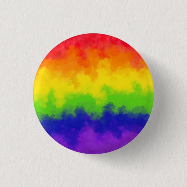 Rainbow-Stolz-Abzeichen Button (Vorderseite)