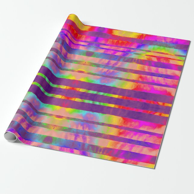 Rainbow-Strahlpapier Geschenkpapier (Ungerollt)