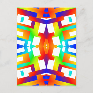 Rainbow Streakus Postkarte
