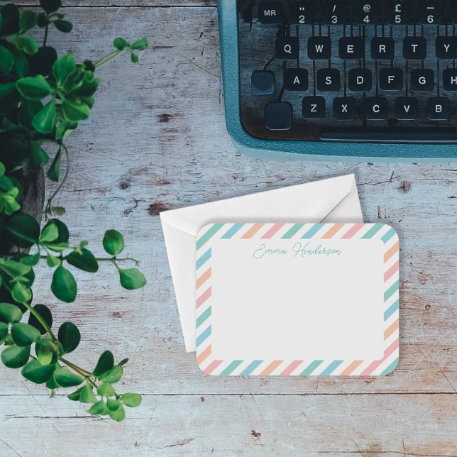 Rainbow Strift Geschenk für Lehrer - Flachbildschi Mitteilungskarte (Von Creator hochgeladen)