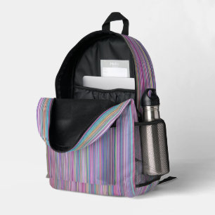 Rainbow Strip Bedruckter Rucksack