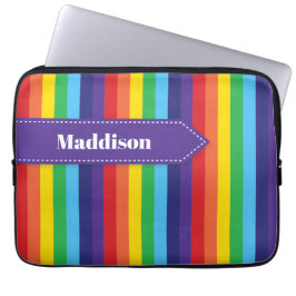 Rainbow Strip Electronics Sleeve mit Name