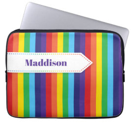 Rainbow Strip Electronics Sleeve mit Name