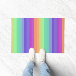 Rainbow Stripe Door Mat Fußmatte