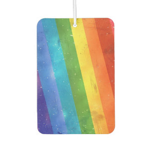 Rainbow Stripes Air Freshener Autolufterfrischer
