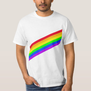 Rainbow stripes LGBTQ+ Pride T-Shirt