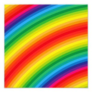 Rainbow Stripes Muster Fotodruck