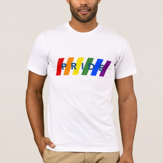 Rainbow Stripes T-Shirt (Vorderseite)