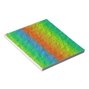 RAINBOW STRIPES TEXTURE NOTIZBLOCK
