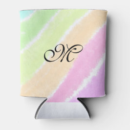 Rainbow Stripeswatercolor-Linien hinzufügen Dosenkühler