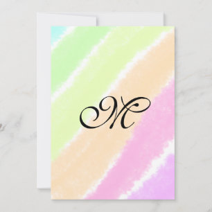 Rainbow Stripeswatercolor-Linien hinzufügen Einladung