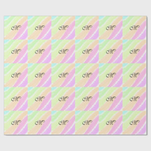 Rainbow Stripeswatercolor-Linien hinzufügen Geschenkpapier