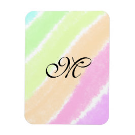 Rainbow Stripeswatercolor-Linien hinzufügen Magnet