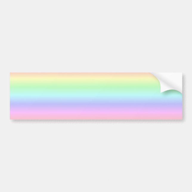 Rainbow Strips - Muster Autoaufkleber (Vorne)