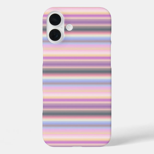Rainbow Strips - Muster Case-Mate iPhone Hülle (Rückseite)