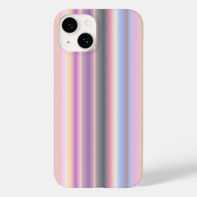 Rainbow Strips - Muster Case-Mate iPhone Hülle (Rückseite)