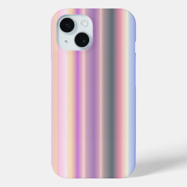 Rainbow Strips - Muster Case-Mate iPhone Hülle (Rückseite)