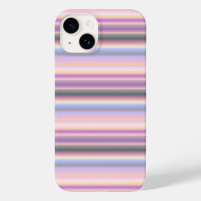 Rainbow Strips - Muster Case-Mate iPhone Hülle (Rückseite)