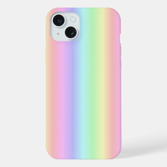 Rainbow Strips - Muster iPhone Hülle (Rückseite)
