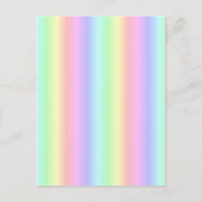 Rainbow Strips - Muster Postkarte (Vorderseite)