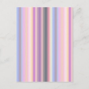 Rainbow Strips - Muster Postkarte