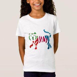 Rainbow-Stripteer-Kunst T-Shirt