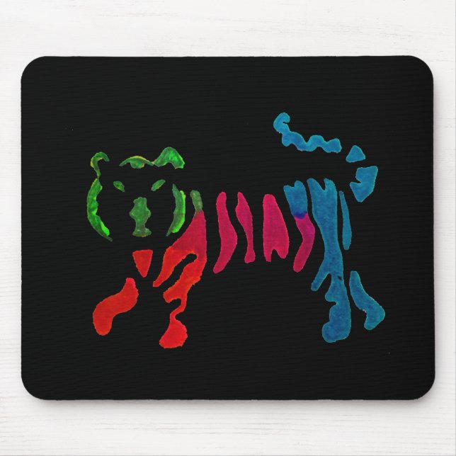 Rainbow-Stripteer Mousepad (Vorne)