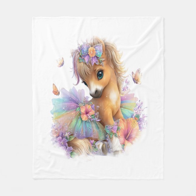 Rainbow Summer Fleecedecke (Vorderseite)