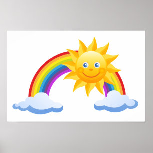 Rainbow Sun Office personalize Destiny Destiny's Poster