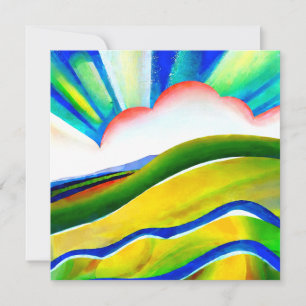 Rainbow Sunburst Landschaft