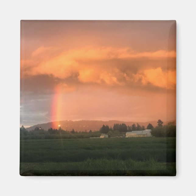 Rainbow Sunset Magnet (Vorne)