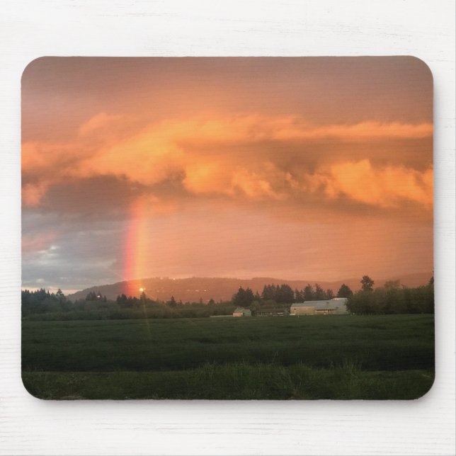 Rainbow Sunset Mousepad (Vorne)