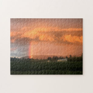 Rainbow Sunset Puzzle