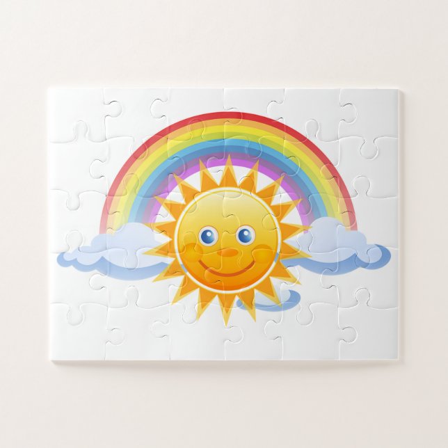 Rainbow Sunshine Puzzle (Horizontal)