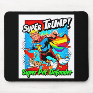 Rainbow Super Trump 2025 schützt unsere Katzen und Mousepad