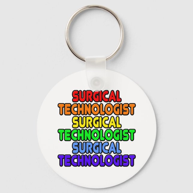 Rainbow Surgical Technologe Schlüsselanhänger (Vorderseite)