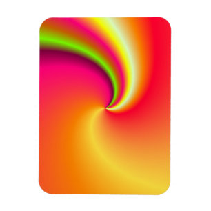 Rainbow Swirbeluntergrund Magnet
