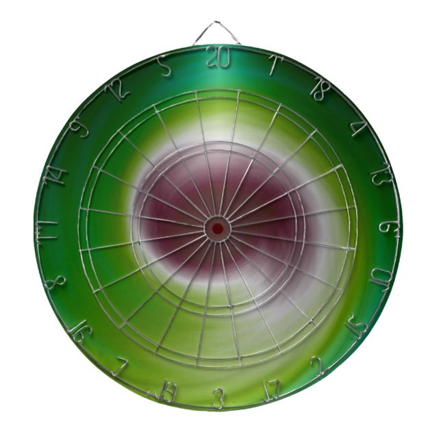 Rainbow Swirl abstrakte art 6 Dartscheibe (vorne)