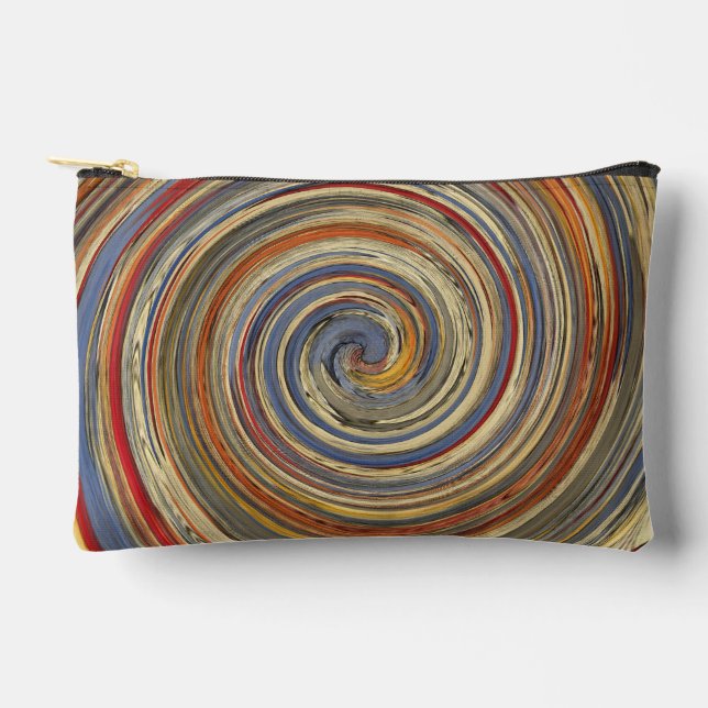 Rainbow Swirl Carry-All Pouch Zubehörtasche (Vorderseite)
