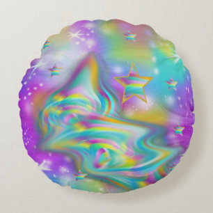 Rainbow Swirl Galaxy Kissen