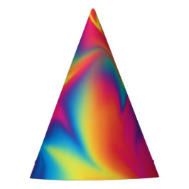 Rainbow Swirl Krawatte-Dye Birthday Party Hat Partyhütchen