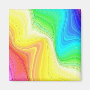 Rainbow Swirl Magnet