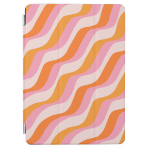 Rainbow Swirl Pink Orange Abstrakt Retro Sunshine iPad Air Hülle
