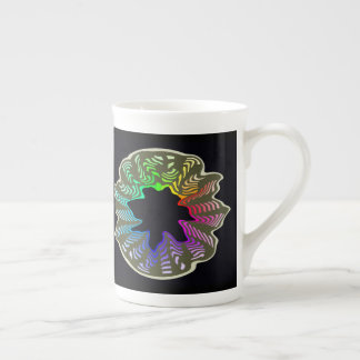 Rainbow Swish Bone China Tasse