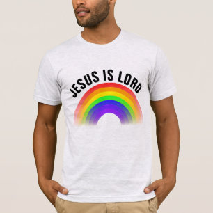 RAINBOW-T - SHIRT, JESUS IST HERRN T-Shirt