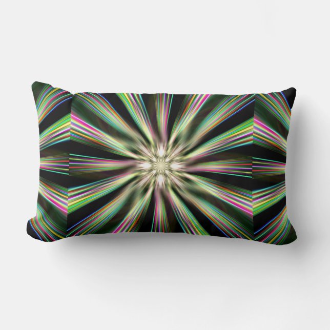 Rainbow Taffy Candy Explosion Drei Lendenkissen (Vorderseite)