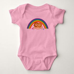 Rainbow Tango-Niedlicher Cartoon Lions Baby Appare Strampler