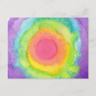 Rainbow-Target-Postkarte Postkarte